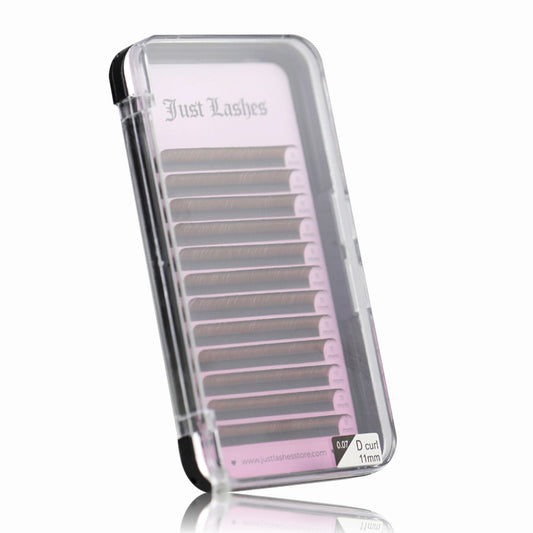 0.07mm Deep Brown Eyelash Extension Tray