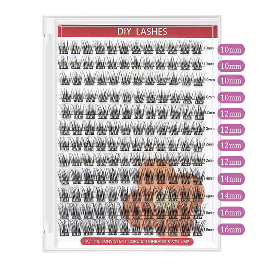 DF17 cluster DIY lashes - 144 clusters
