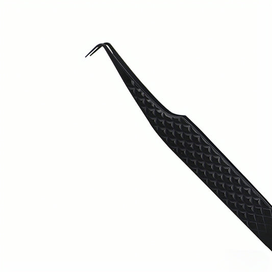 JL-1 90-degree black eyelash extension tweezers2