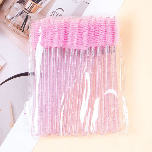 Disposable crystal eyelash brush