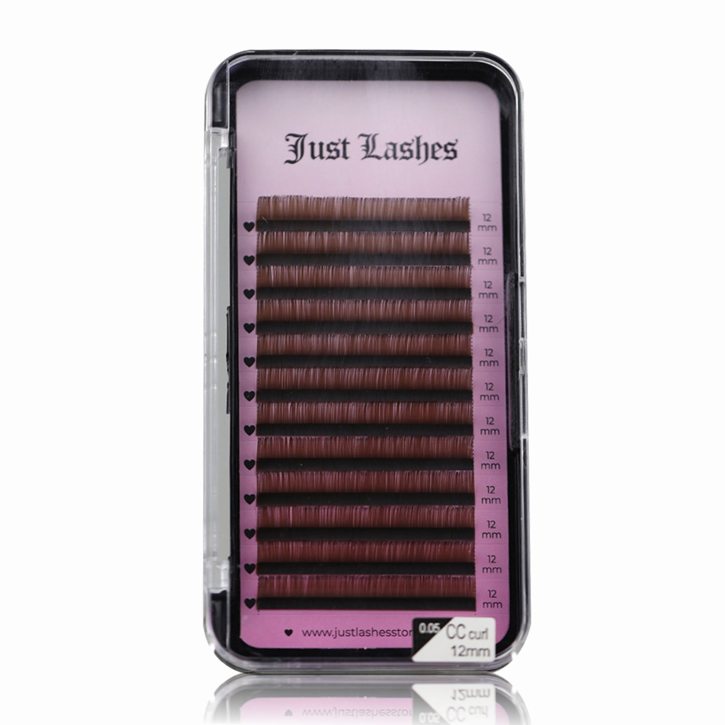 0.05mm Deep Brown Eyelash Extension Tray