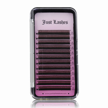 0.07mm Dark Brown YY Lashes Tray