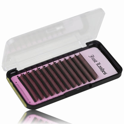 0.07mm Dark Brown YY Lashes Tray