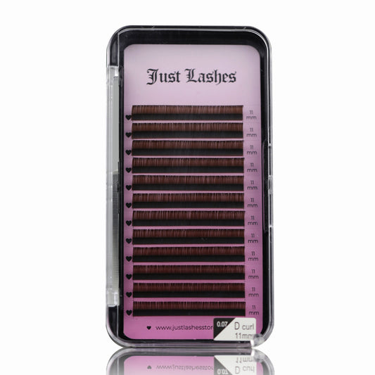 0.07mm Deep Brown Eyelash Extension Tray