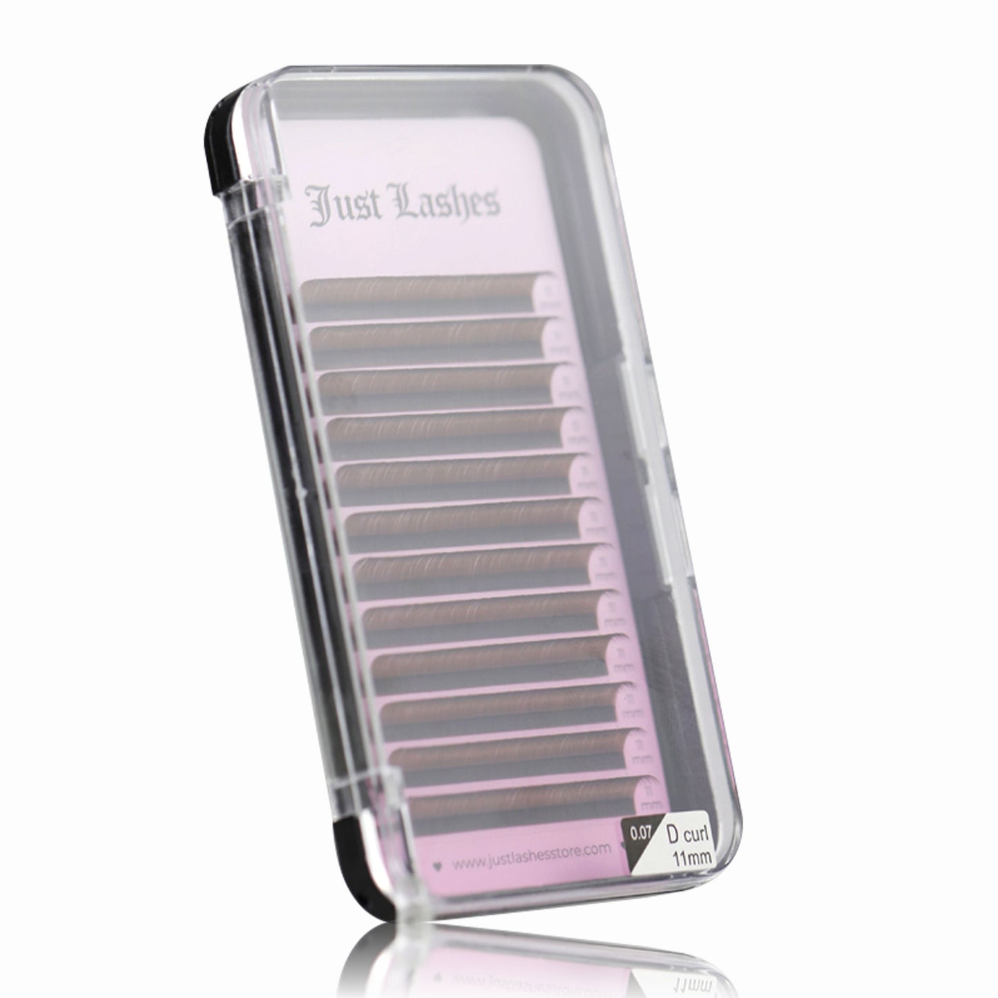 0.07mm Deep Brown Eyelash Extension Tray