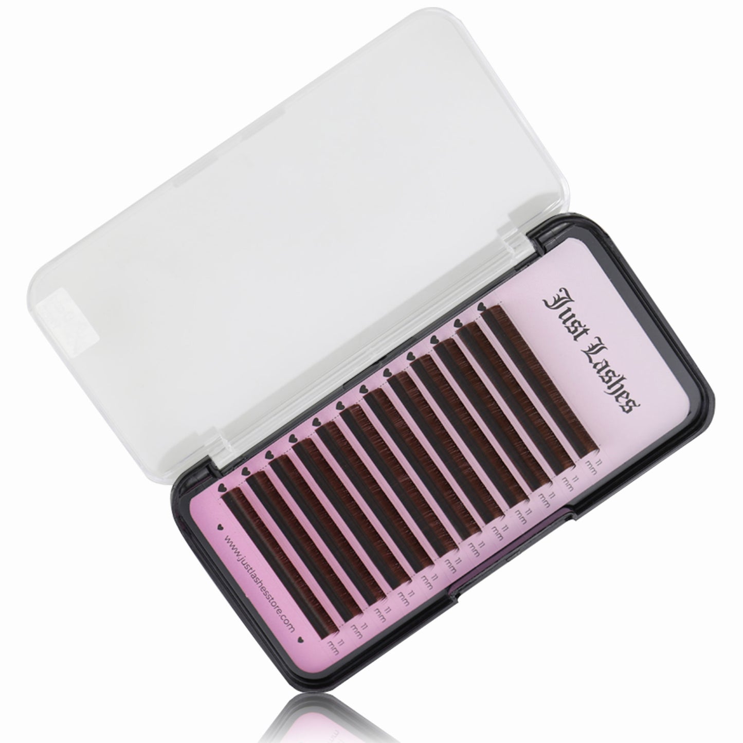 0.07mm Deep Brown Eyelash Extension Tray