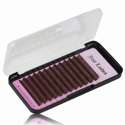 0.07mm Deep Brown Eyelash Extension Tray