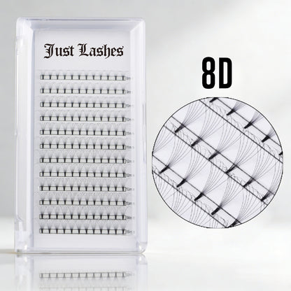 Short Stem Premade Fan Lash Extensions