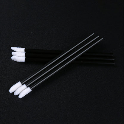 Disposable hollow lip brush