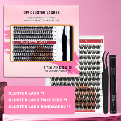 DF01 cluster DIY lashes Kit - 144 clusters