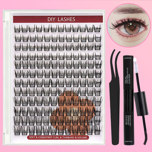 DF13 cluster DIY lashes Kit - 144 clusters