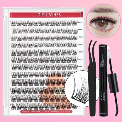 DF02 cluster DIY lashes Kit - 144 clusters