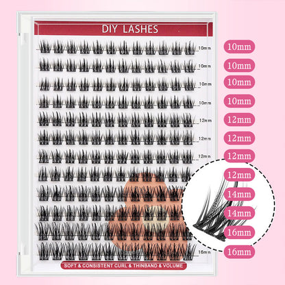 DF03 cluster DIY lashes Kit - 144 clusters