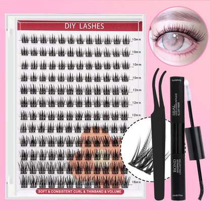 DF03 cluster DIY lashes Kit - 144 clusters