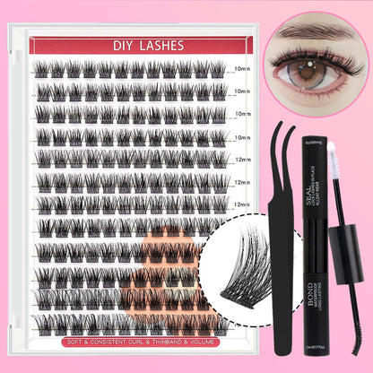 DF04 cluster DIY lashes Kit - 144 clusters
