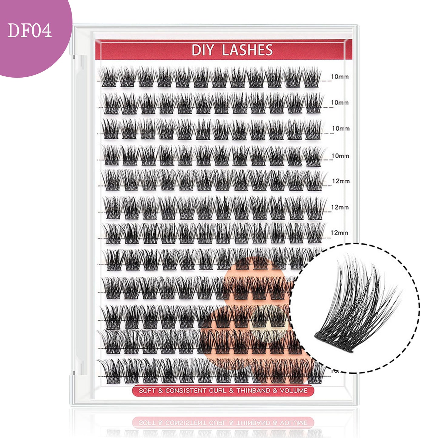DF04 cluster DIY lashes - 144 clusters
