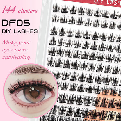 DF05 cluster DIY lashes Kit - 144 clusters
