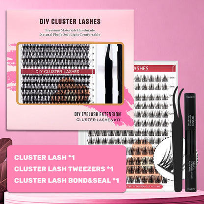 DF05 cluster DIY lashes Kit - 144 clusters