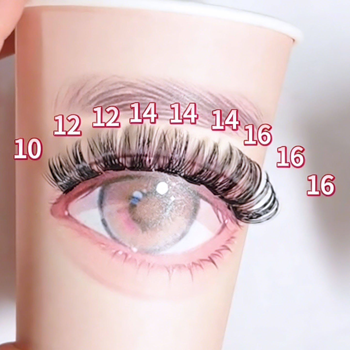 DF06 cluster DIY lashes Kit - 144 clusters