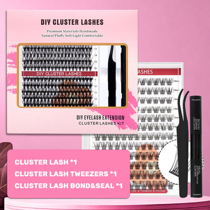 DF07 cluster DIY lashes Kit - 144 clusters
