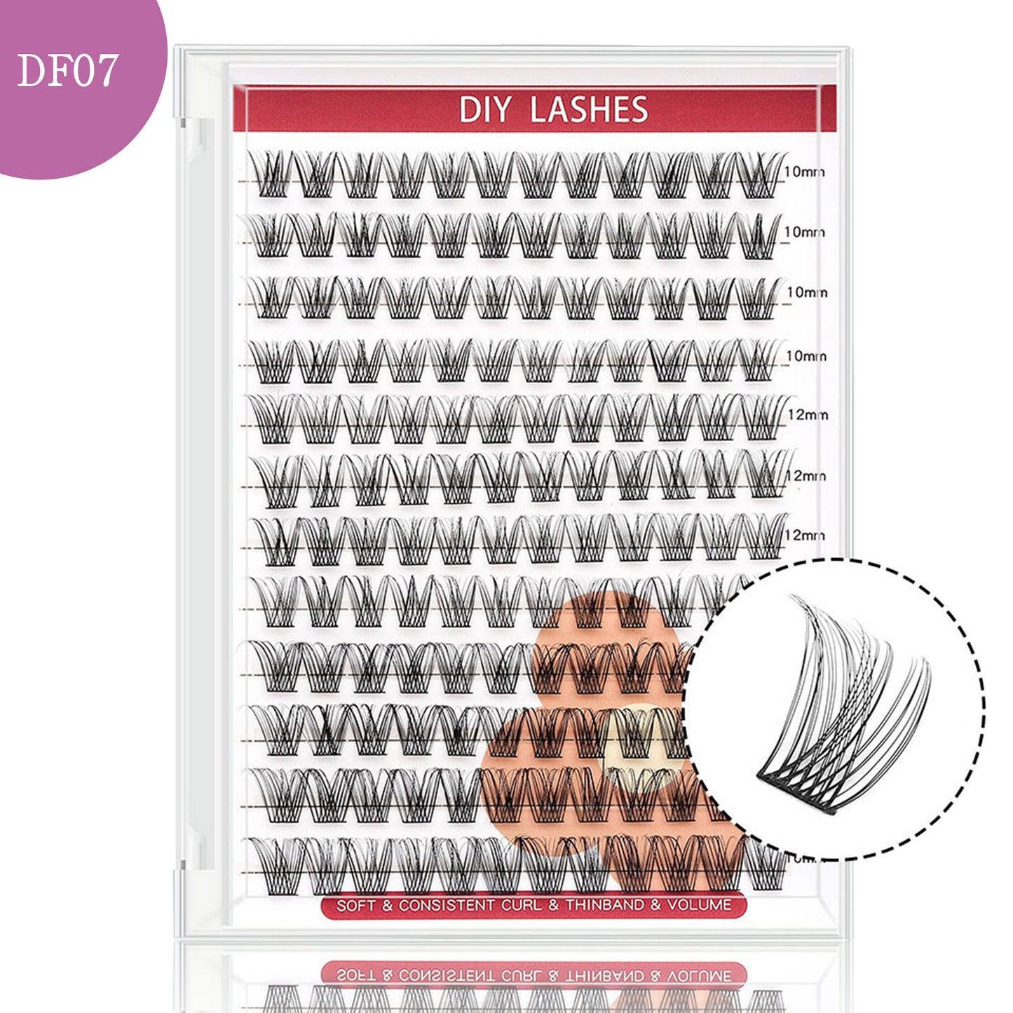 DF07 cluster DIY lashes - 144 clusters