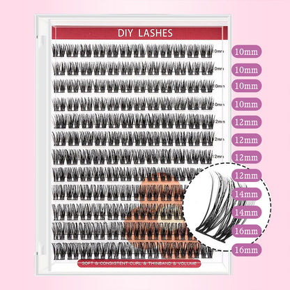 DF08 cluster DIY lashes Kit - 144 clusters