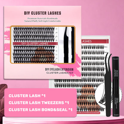 DF08 cluster DIY lashes Kit - 144 clusters