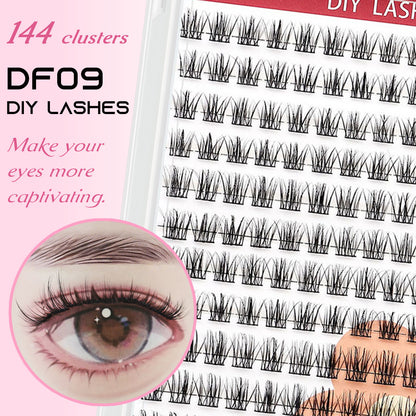 DF09 cluster DIY lashes - 144 clusters