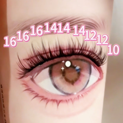 DF09 cluster DIY lashes - 144 clusters