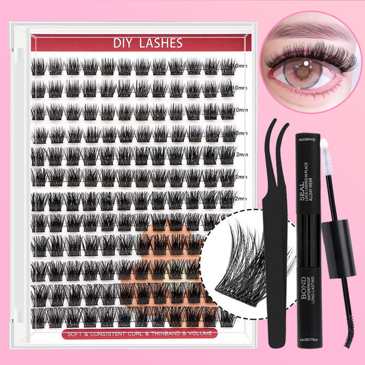 DF10 cluster DIY lashes Kit- 144 clusters