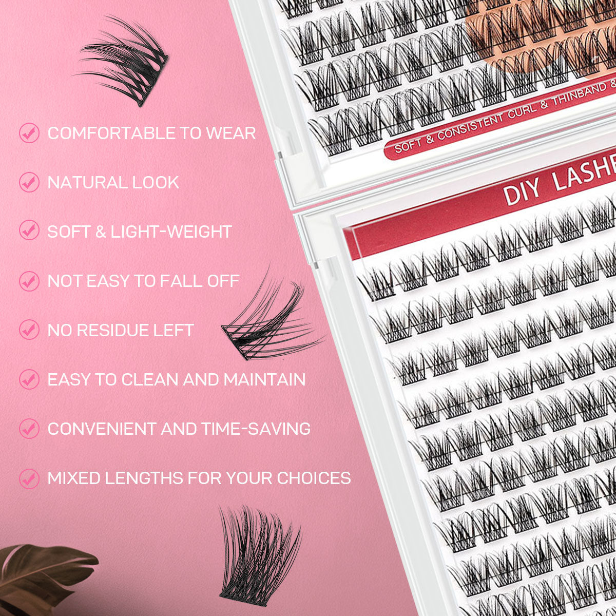 DF11 cluster DIY lashes - 144 clusters