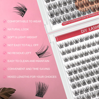 DF11 cluster DIY lashes - 144 clusters