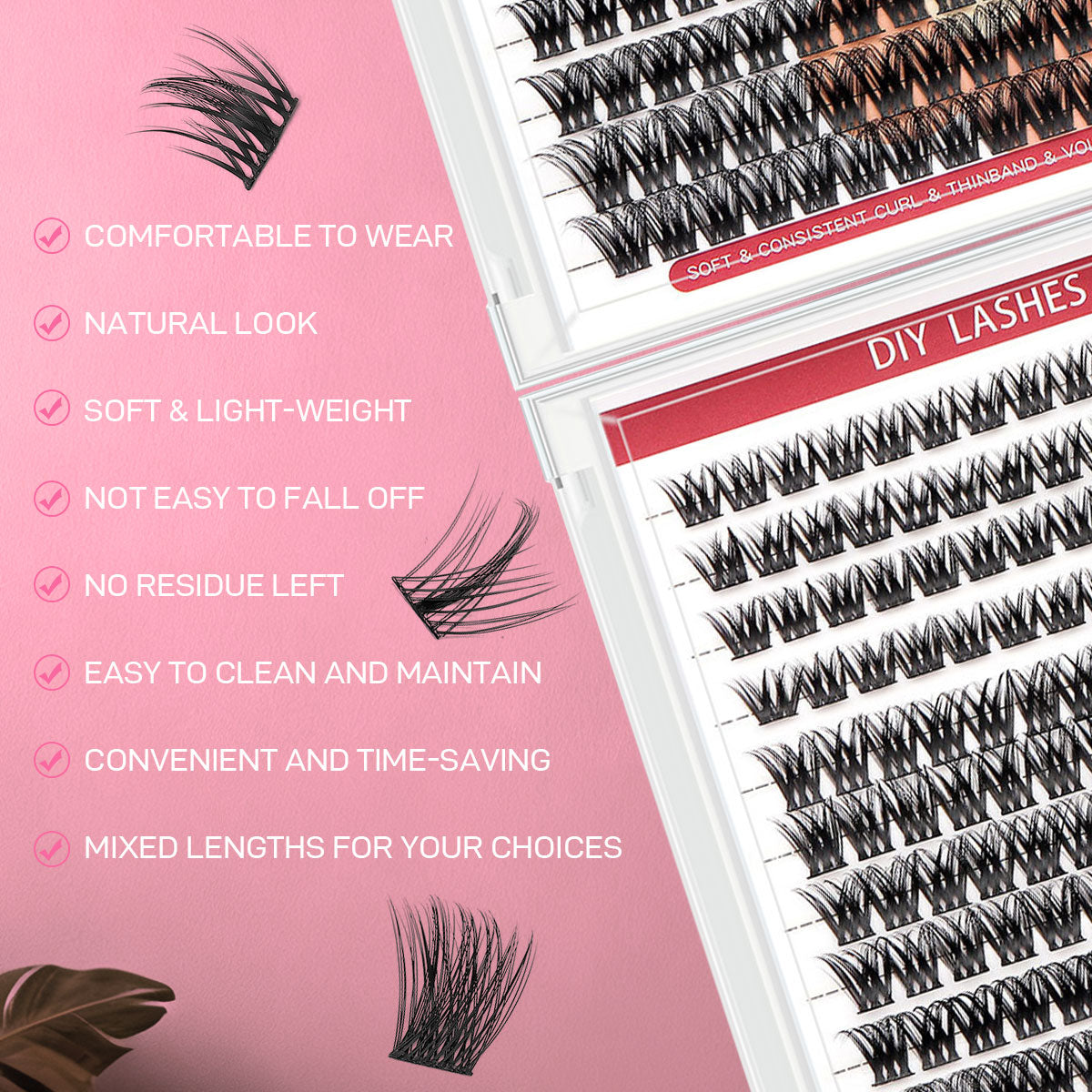 DF14 cluster DIY lashes - 144 clusters