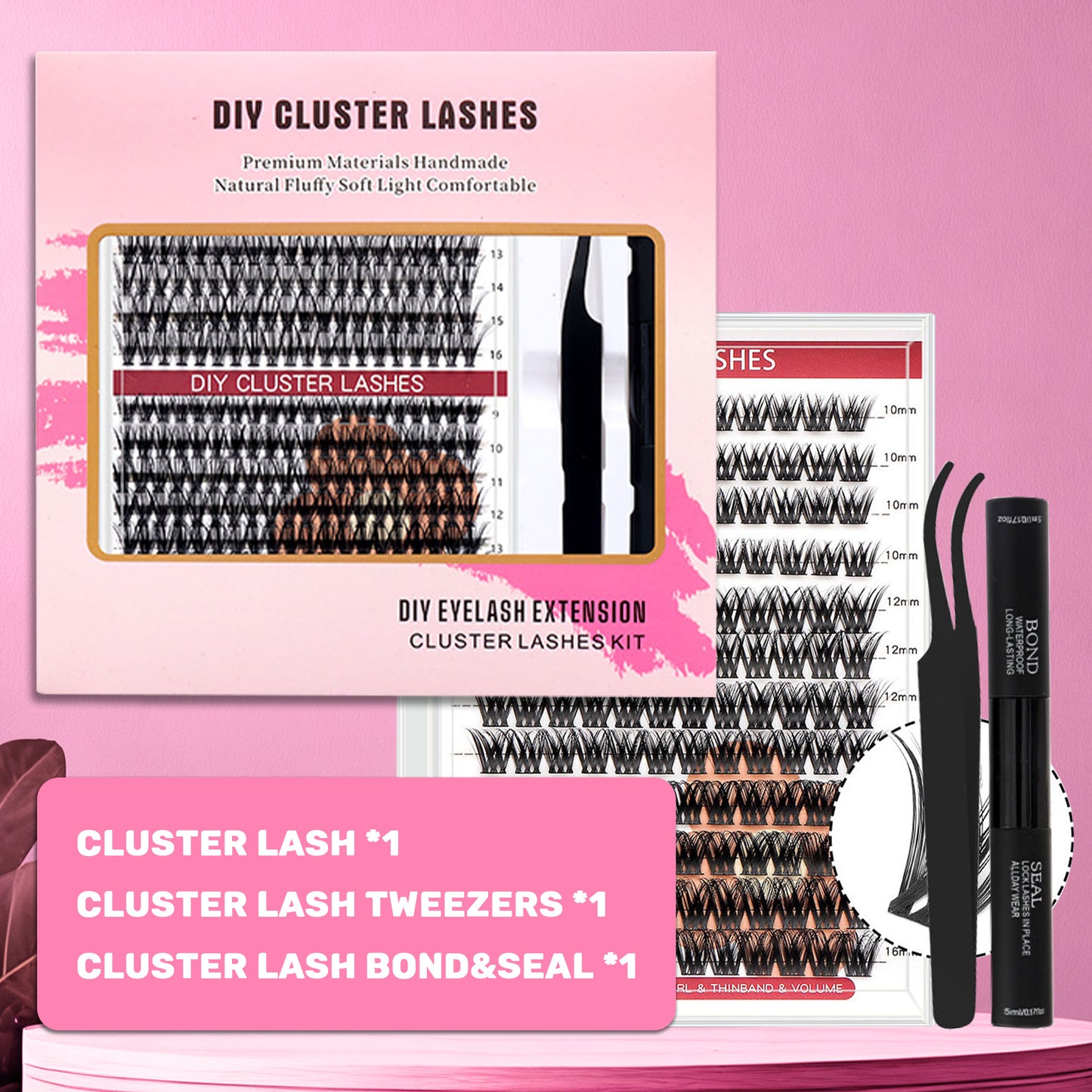 DF14 cluster DIY lashes Kit - 144 clusters