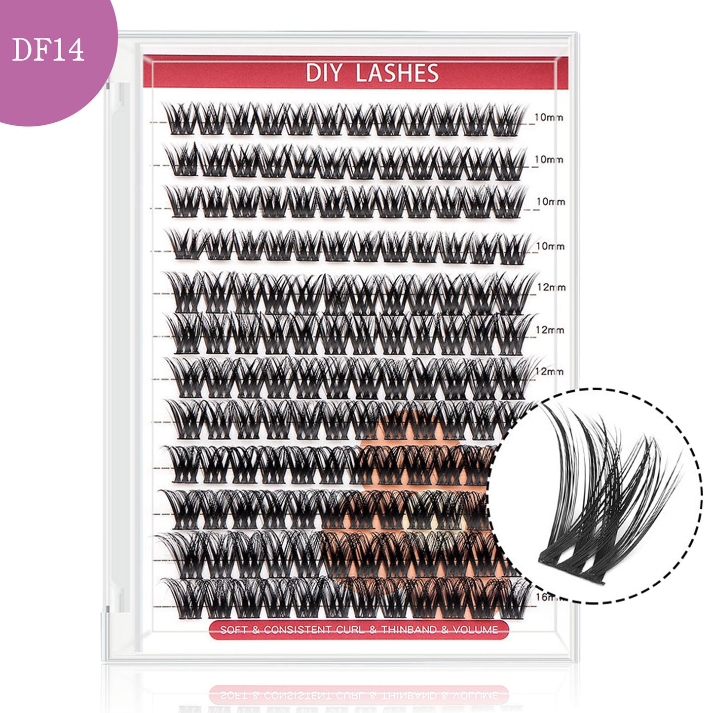 DF14 cluster DIY lashes - 144 clusters