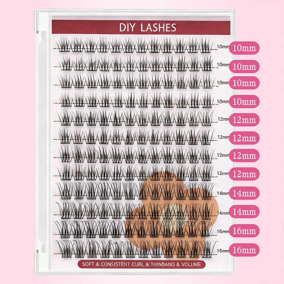 DF15 cluster DIY lashes - 144 clusters