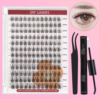 DF15 cluster DIY lashes Kit - 144 clusters