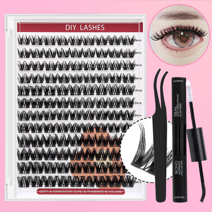 DF16 cluster DIY lashes Kit - 108clusters