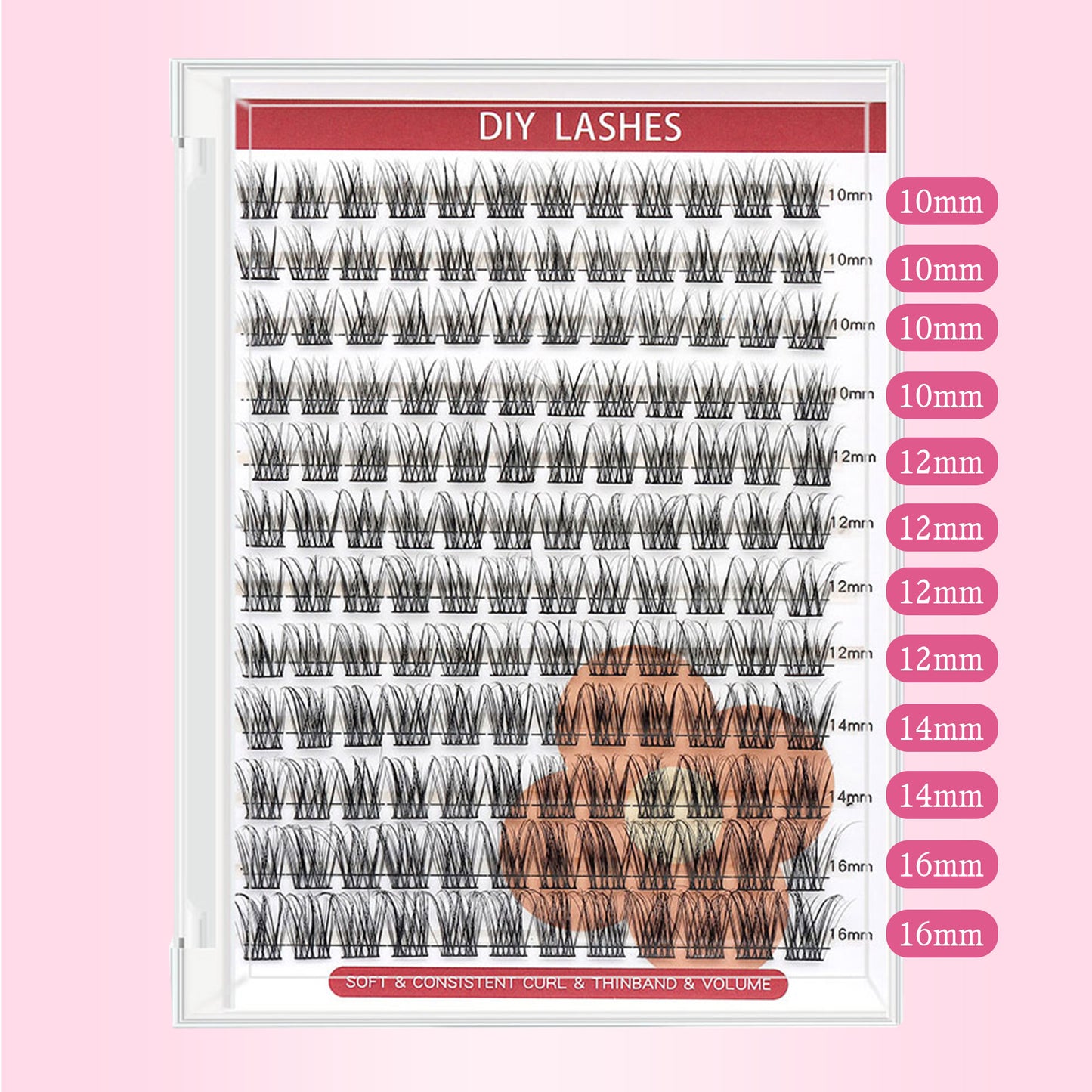 DF17 cluster DIY lashes - 144 clusters