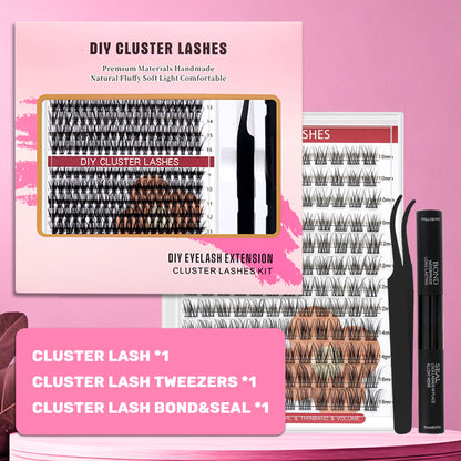DF17 cluster DIY lashes Kit - 144 clusters