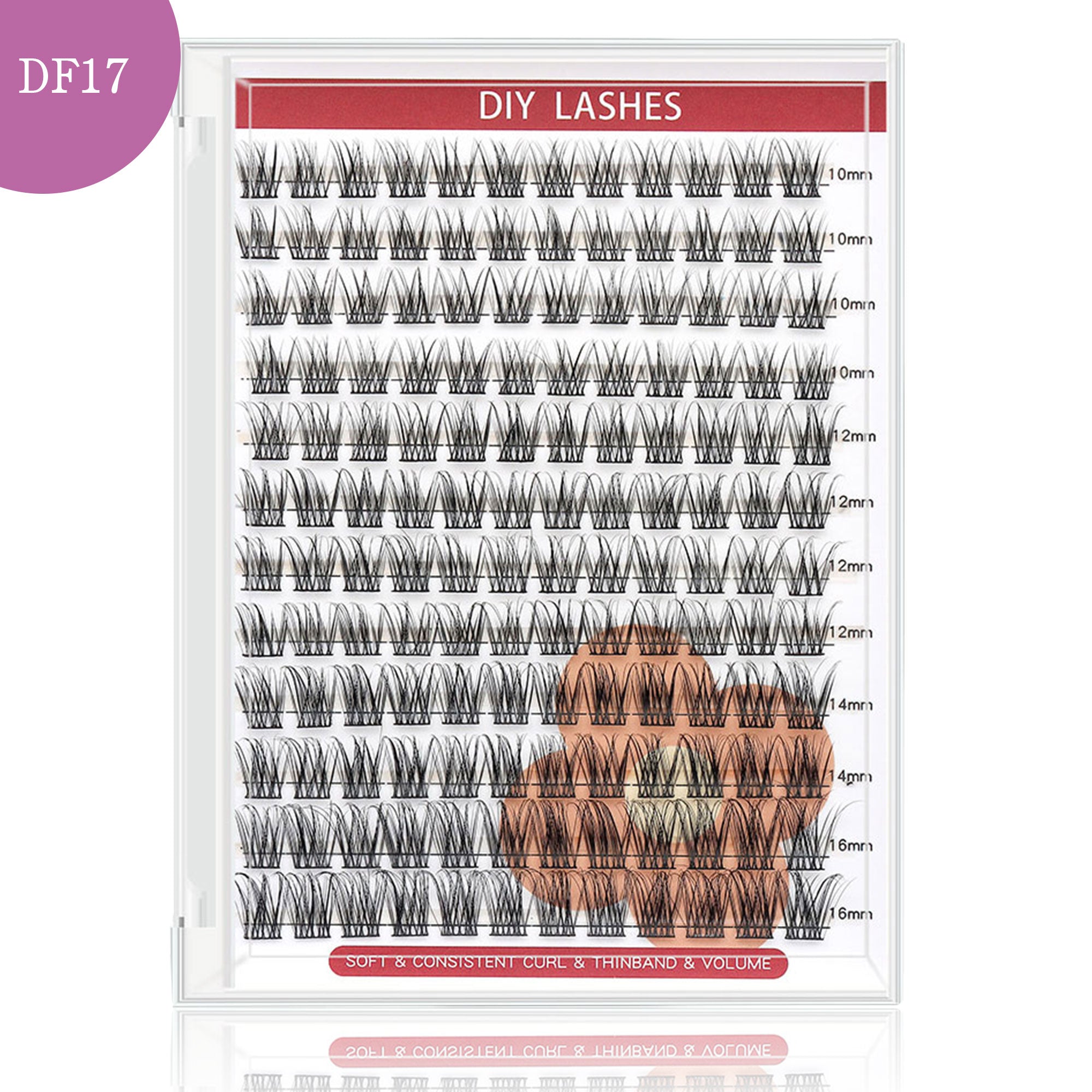 DF17 cluster DIY lashes Kit - 144 clusters