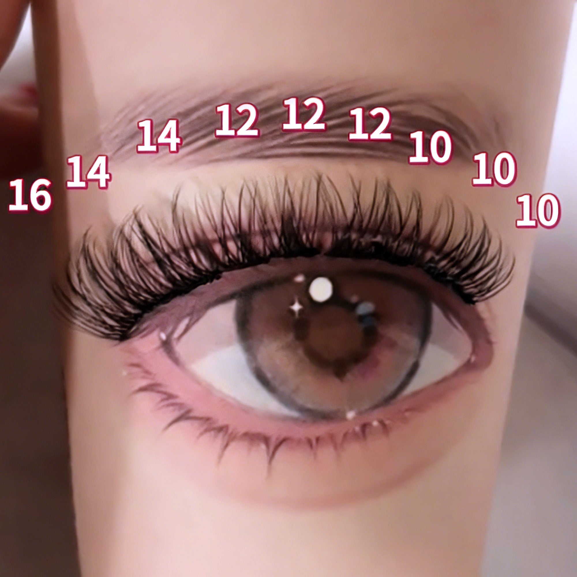 DF17 cluster DIY lashes Kit - 144 clusters