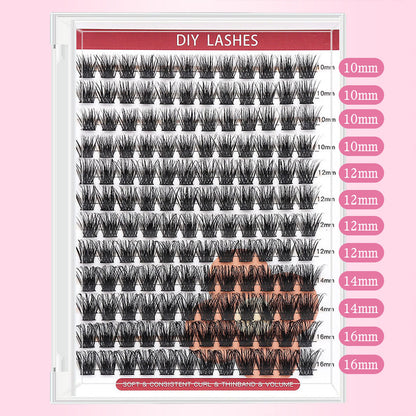 DF18 cluster DIY lashes Kit - 144 clusters