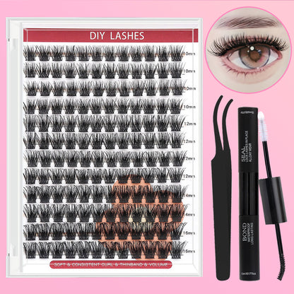 DF18 cluster DIY lashes Kit - 144 clusters