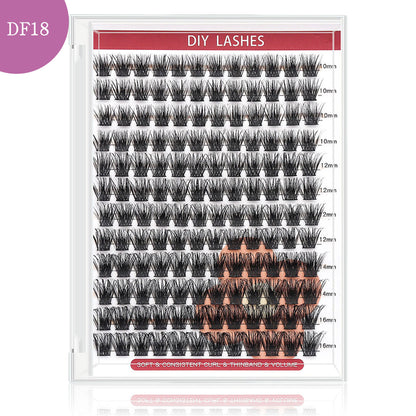 DF18 cluster DIY lashes - 144 clusters