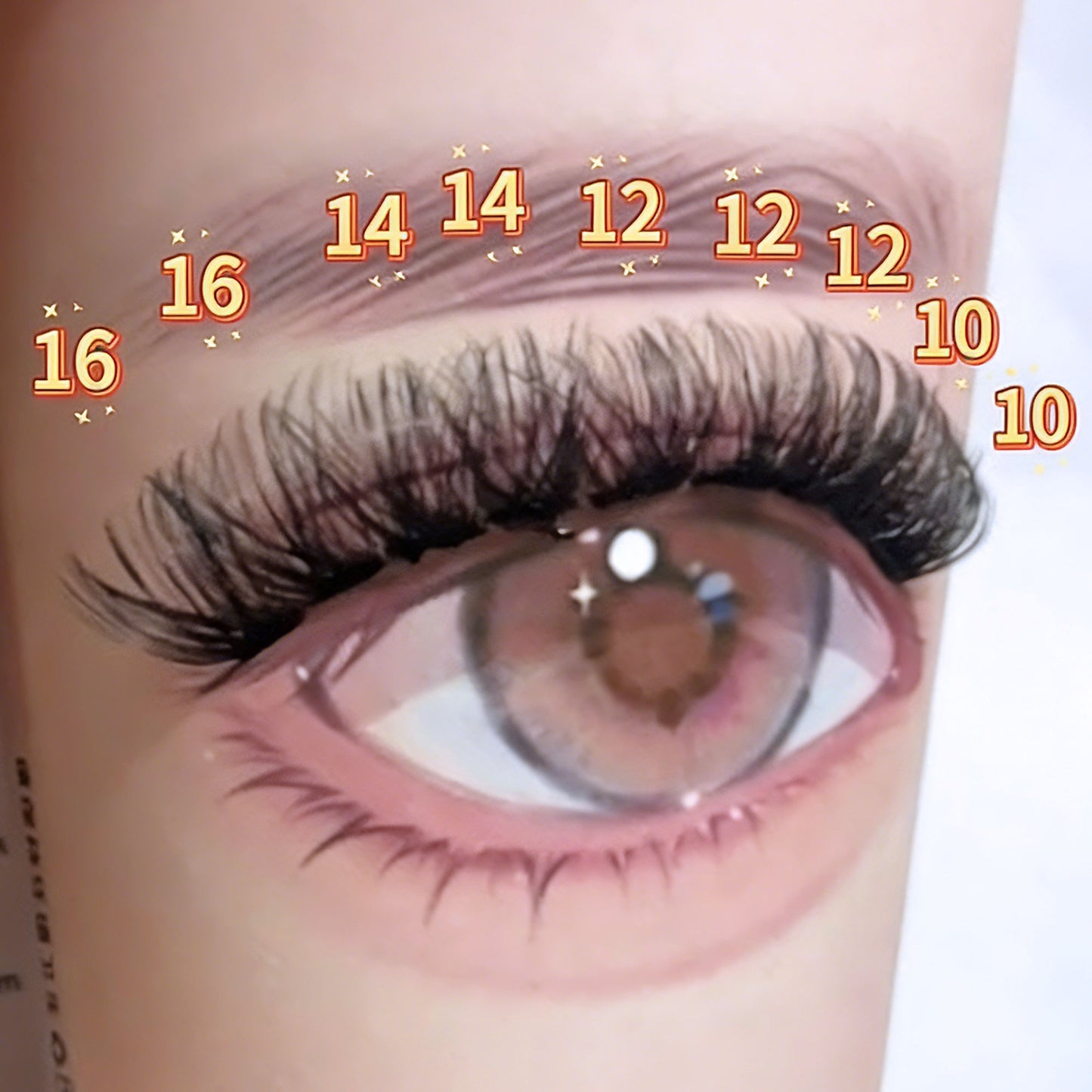 DF18 cluster DIY lashes Kit - 144 clusters