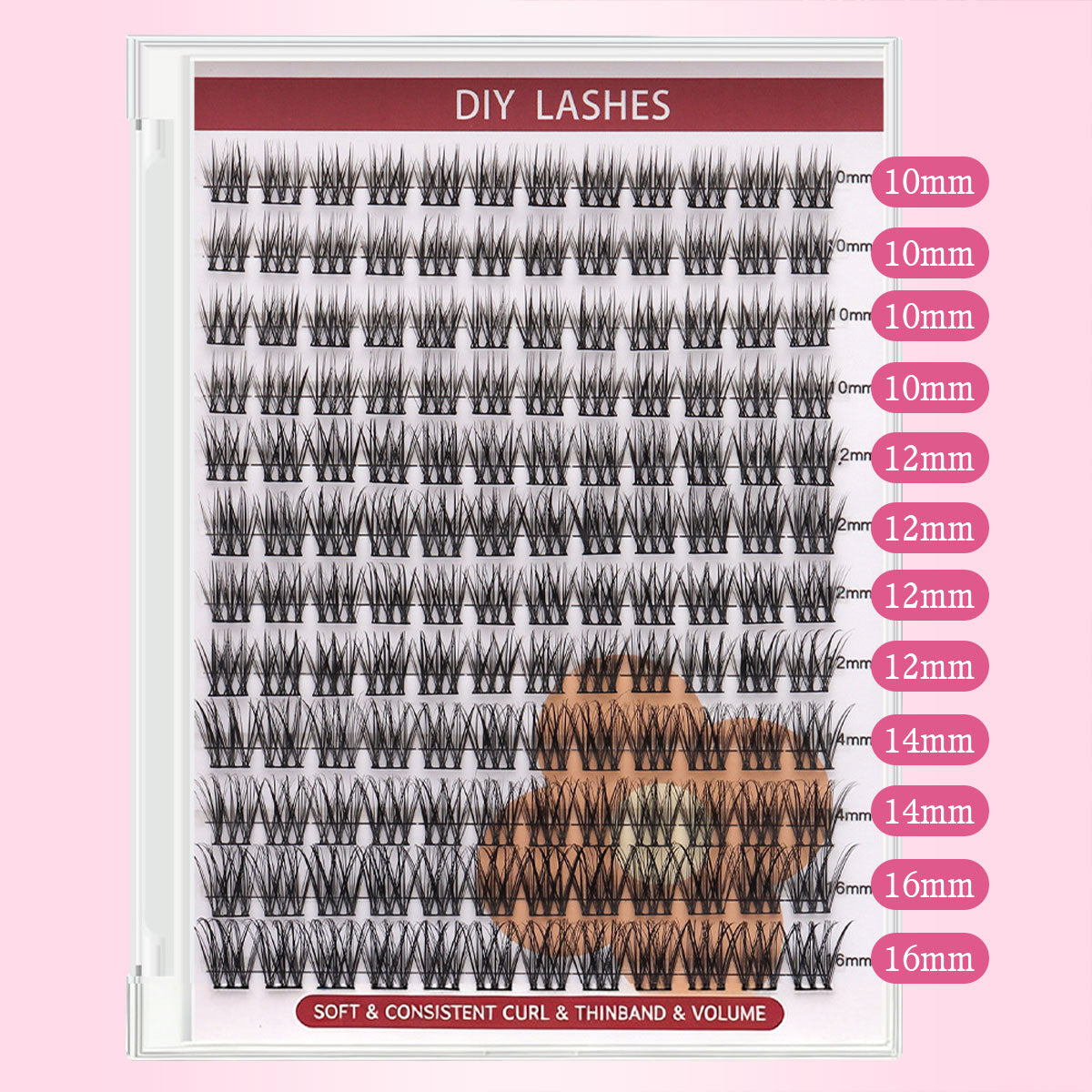 DF19 cluster DIY lashes - 144 clusters