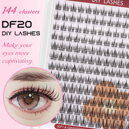 DF20 cluster DIY lashes - 144 clusters