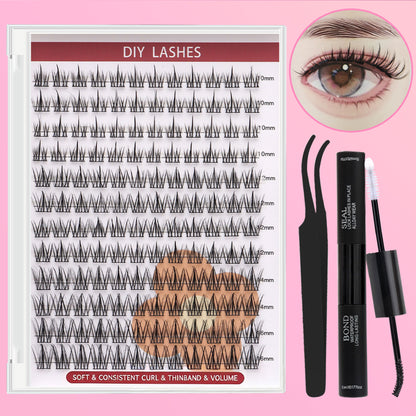 DF20 cluster DIY lashes Kit - 144 clusters