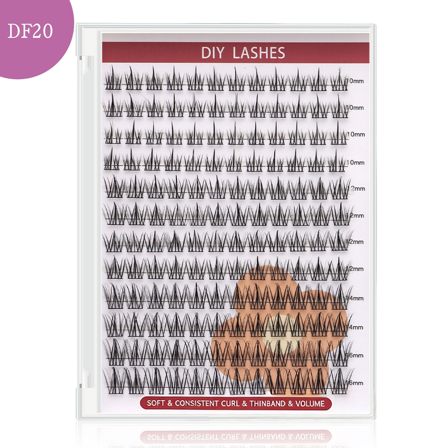 DF20 cluster DIY lashes - 144 clusters